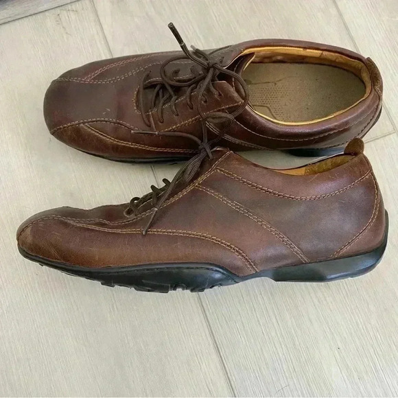 Timberland Paladian Brown Leather Sneakers 8 - Picture 6 of 9